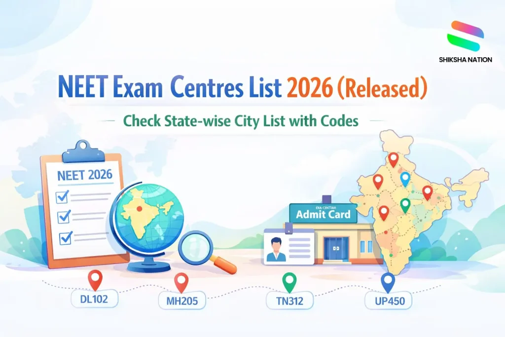 NEET Exam Centres List 2026