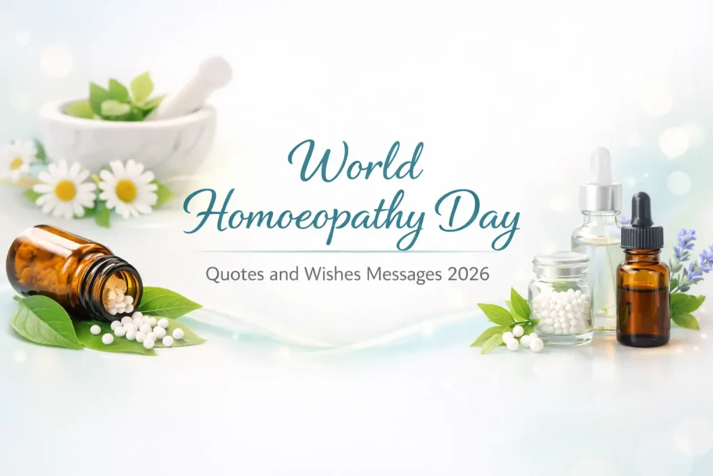 World Homoeopathy Day Quotes and Wishes Messages 2026