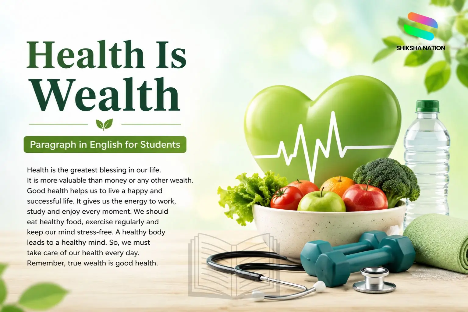 Health Is Wealth Paragraph in English for Students