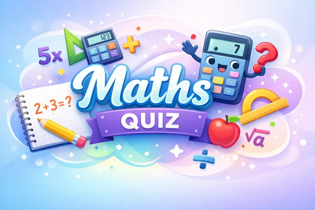 100 Maths Quiz Questions with Answers for Students