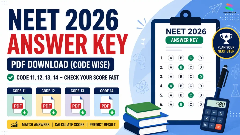 neet 2026 answer key pdf code wise