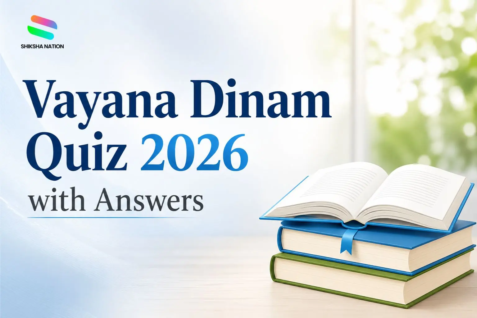 Vayana Dinam Quiz 2026 with Answers Vayana Dinam Quiz 2026 with Answers