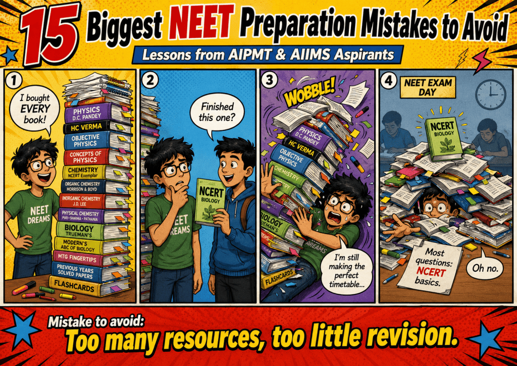 biggest mistakes NEET aspirants make