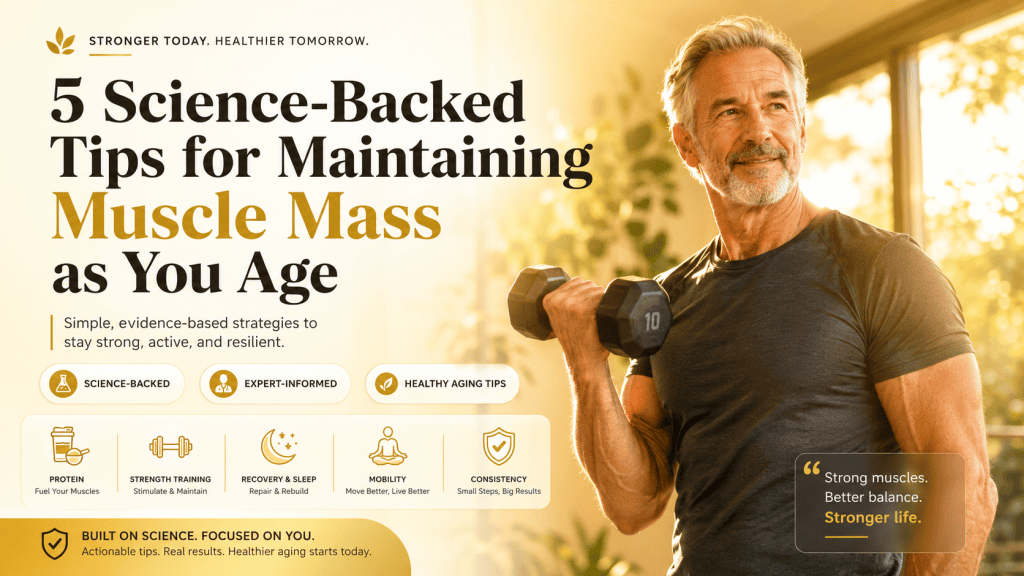 5 Science Tips Maintain Muscle Mass as You Age