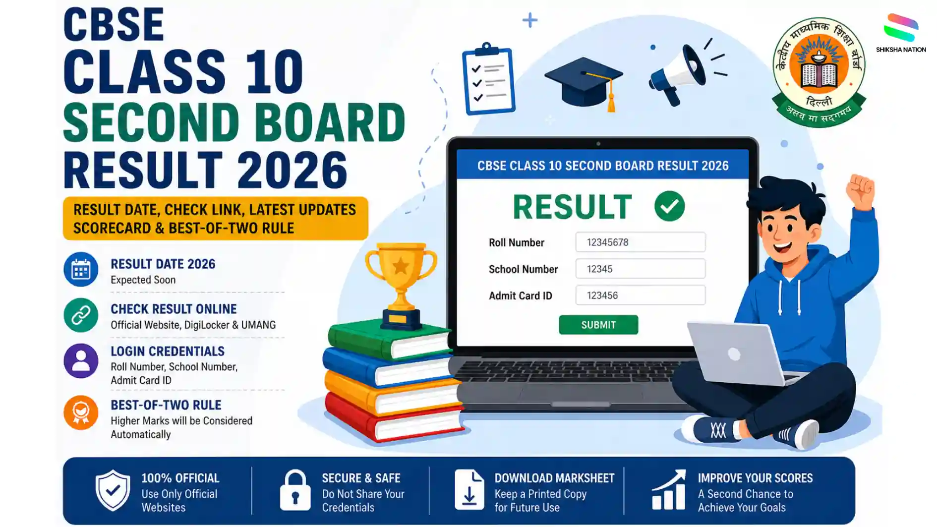 CBSE Class 10 Second Board Result 2026: Date, Link & Updates