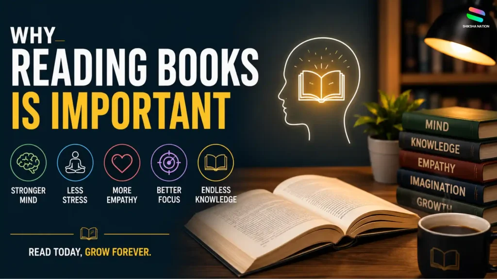 Why Reading Books Is Important for brain health, focus, memory, and personal growth